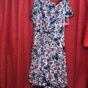 Floral swing dress